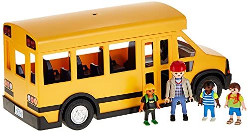 Playmobil Bus scolaire avec 9 figurines, référence 6866, 19 pièces -  Label Emmaüs
