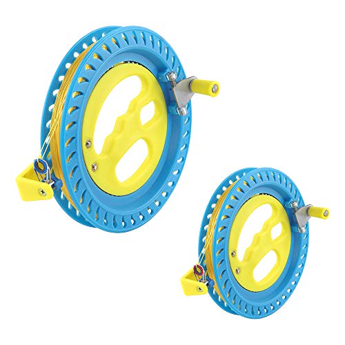 2pcs Kite Reel Winder with 100m String for Flying Kites Outdoor