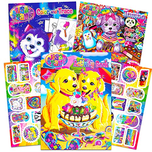 Lisa Frank Coloring Book and Stickers Super Set (3 Books with Over 30 –  ToysCentral - Europe