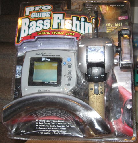 Pro Guide Bass Fishin' - Electronic Handheld Talking Fishing Game (Rad