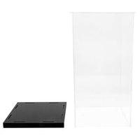 YARDWE Clear Acrylic Display Case Storage Cube Organizer Assemble Countertop Box Protection Showcase for Action Figures Toys Collectibles