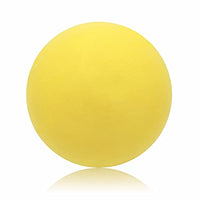 BUHOET 7-Inch Uncoated High Density Foam Ball - for Over 3 Years Old Kids Foam Sports Balls - Soft and Bouncy, Lightweight and Easy to Grasp Foam Silent Balls are Safe for Younger Children (Yellow)