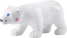 Load image into Gallery viewer, HABA Little Friends Polar Bear - Chunky Plastic Zoo Animal Toy Figure (3&quot; Tall)
