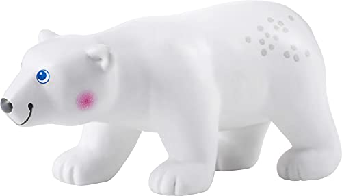 HABA Little Friends Polar Bear - Chunky Plastic Zoo Animal Toy Figure (3