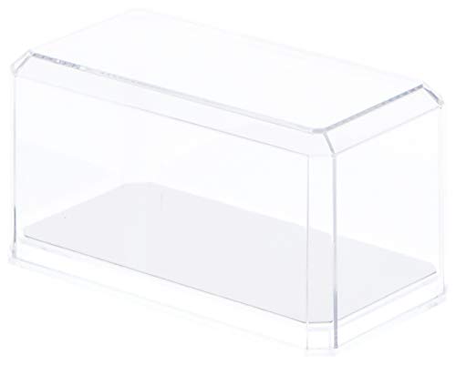 Pioneer Plastics Clear Acrylic Display Case for 1:64 Scale Cars (Mirrored), 3.5