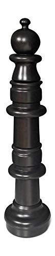 MegaChess Individual Plastic Chess Piece - Pawn - 40 Inches Tall - Black - Not Intended for Home Decor