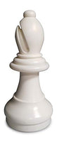MegaChess Individual Chess Piece - Bishop - 12.5 Inches Tall - White