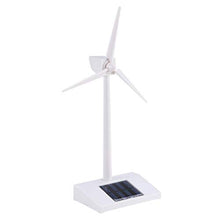 Load image into Gallery viewer, NUOBESTY Solar Wind Mill Model Mini Windmill Model Kids Educational Toy Science Teaching Tool Desktop Ornament for Home Office School
