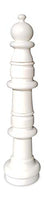 MegaChess Individual Plastic Chess Piece - Pawn - 40 Inches Tall - White - Not Intended for Home Decor