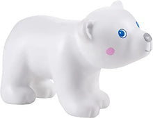 Load image into Gallery viewer, HABA Little Friends Polar Cub - 1.75&quot; Chunky Plastic Zoo Animal Toy Figure
