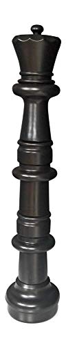 MegaChess Individual Plastic Chess Piece - Queen - 47 inches Tall - Black - Not Intended for Home Decor