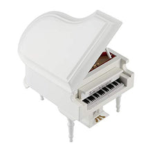 Load image into Gallery viewer, with Bench and Case Piano Toy, Musical Model Miniature Piano Model, Without Music Mini Decoration Furniture Accessories for Birthday Gift Toys
