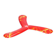Load image into Gallery viewer, GLOGLOW Kids Boomerang, 3 Blade Throw Catch Toy Outdoor Sports Throw Catch Toy Flying Toy Parent Child Interactive Toy for Kids Toddler Young Throwers(Red)
