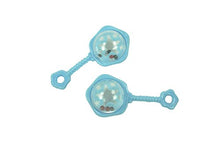 Load image into Gallery viewer, Dreampartycreation 24 Mini 2-1/2&quot; Long RATTLES Baby Shower Favor Choose Color (Blue)
