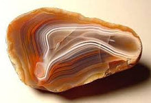 Load image into Gallery viewer, Rock Tumbler Gem Refill Kit Lake Superior Banded Agate Rough 8oz

