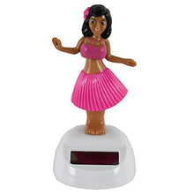 Load image into Gallery viewer, Solar Powered Dancing Decoration Dashboard Hawaiian Hula Girl Office or Home (Pink)
