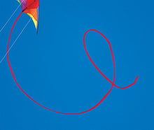 Load image into Gallery viewer, 50-ft. Red Polyethelene Tubular Stunt Kite Tail
