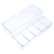 Load image into Gallery viewer, Kisangel Mahjong Chips Box Clear Mahjong Tiles Poker Chips Empty Holder Container DIY Mahjong Game Accessories for Adults Children
