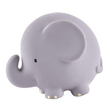 Load image into Gallery viewer, Tikiri My First Safari Elephant Natural Rubber Rattle (Gray)
