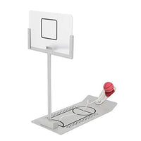 TOPINCN Basketball Hoop Toy Desktop Ornament Miniature Basketball Decoration Funny Finger Sports