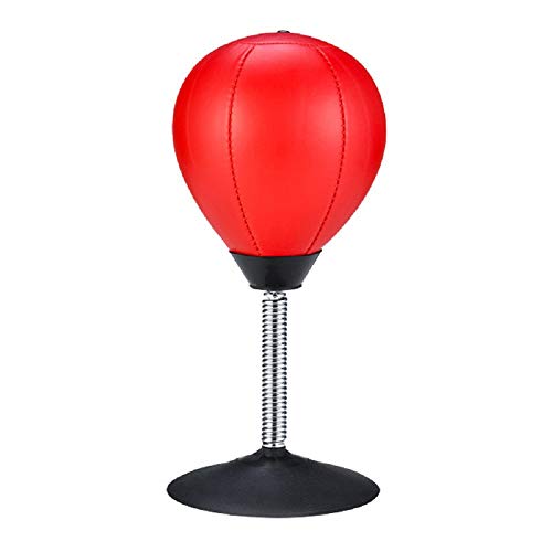 XGNA Desktop Punching Bag, Heavy Duty Stress Relief Ball, Desk Punch Ball with Extra-Strong Suction Cup, Boxing Punching Bag Stress Buster Relieves Stresses Ball