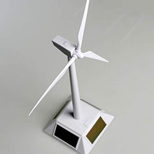 Load image into Gallery viewer, Anniston Kids Toys, DIY Solar Power Rotating Base Windmill Wind Turbine Model Desktop Science Toy DIY Toys for Children Toddlers Boys Girls, White

