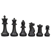 Load image into Gallery viewer, MegaChess Large Premium Chess Set with 12 Inch Tall King Black and White with Hard Plastic Chess Board
