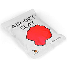 Load image into Gallery viewer, Air Dry Clay - Red, 1.1lb Soft Foam Modeling Magic Clay , Ultra Light Clay DIY Creative Molding Clay for Preschool Education Arts &amp; Crafts (1.1lb - 1 Pack, Red)
