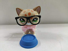 Load image into Gallery viewer, Littlest Pet Shop LPS#852 Orange Yellow Short Hair Cat Toy W/Accessories
