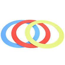 Load image into Gallery viewer, FILFEEL Hand Juggling Throw Ring, 3PCS/Set Juggling Ring, Acrobatics Throwing Toss Ring Bracelet Props Hand Clown Toy Blue Red Yellow Children&#39;s Toy
