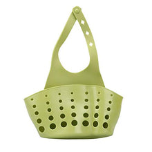 Load image into Gallery viewer, Riaxa - Storage Holder Racks 1 PC Portable Foldable Home Kitchen Hanging Drain Bag Basket Bath Storage Tools Sink Holder [ Green ]
