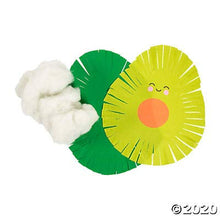 Load image into Gallery viewer, Avocado Fleece Tied Pillow Craft Kit - Makes 6 Pillows - Crafts for Kids
