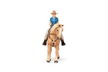 Load image into Gallery viewer, Papo Wild West Horse And Cowgirl , Blue
