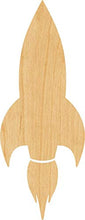 Load image into Gallery viewer, Toyensnow - Rocket Ship Laser Cut Out Wood Shape Craft - Woodcraft (Thickness: 1/4&quot; - Size: 8&quot;)
