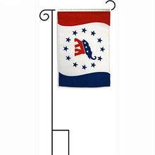 Load image into Gallery viewer, JumpingLight 12x18 12&quot;x18&quot; Republican Party Political Elephant Sleeved with Garden Stand Flag- Quality Flags
