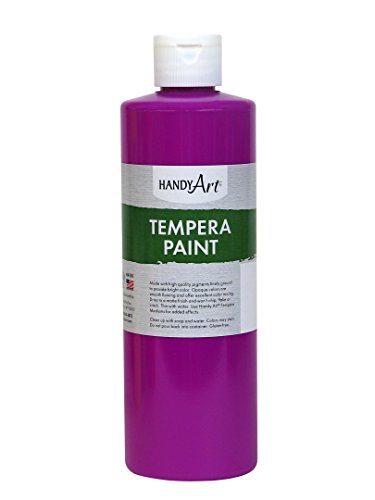 Handy Art Tempera Paint 16 ounce, Fluorescent Violet