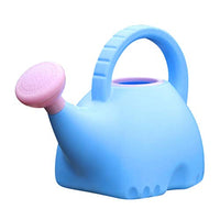 NUOBESTY Kids Watering Can Toy Animal Elephant Shape Garden Water Can for Kids Children Toddlers (1.5L Pink + Sky-Blue)