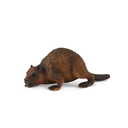 CollectA Woodlands Beaver Toy Figure - Authentic Hand Painted Model