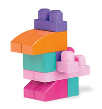 Load image into Gallery viewer, Mega Bloks Big Building Bag, Pink, 60 Piece
