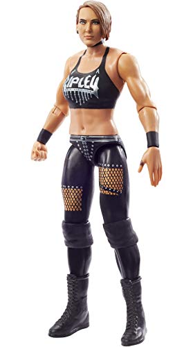 WWE Rhea Ripley Action Figure, Posable 6-in Collectible for Ages 6 Years Old and Up