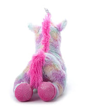 Load image into Gallery viewer, The Petting Zoo, Unicorn Stuffed Animal Plush Toy Gifts for Girls, Pastel Tie Dye Rainbow Unicorn and Lash&#39;z Unicorn
