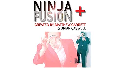MJM Ninja+ Fusion in Black Chrome (with Online Instructions) by Matthew Garrett & Brian Caswell - Trick