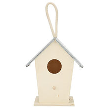 Load image into Gallery viewer, Eulbevoli Birdhouse, Roof Hanging Bird Nesting Cage for Garden Decorative Accessories
