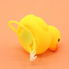 Load image into Gallery viewer, Duck Bike Bell Rubber Yellow Duck Bicycle Accessories with LED Light Bicycle Bells Cartoon Duck Head Light Shining
