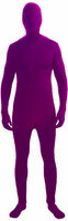 Forum Novelties I'm Invisible Costume Stretch Body Suit, Burgundy, Child Large