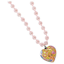 Load image into Gallery viewer, &quot;Barbie Mermaid&quot; Light Pink Bead Necklace, Party Favor, 8.5&quot;
