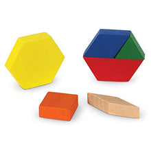 Load image into Gallery viewer, Learning Resources Wooden Pattern Blocks, Early Math Concepts, Set of 250, Ages 3+
