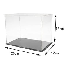 Load image into Gallery viewer, lahomia Transparent Acrylic Display Case Plush Dolls Protection Storage Case Boxes - Clear, 20x12x15cm
