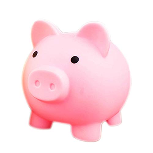 Jlong Piggy Bank, Cute Child Pig Banks Coin Bank Change Savings Money Bank Makes a Perfect Unique Gift for Kids Boys Girls