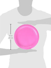 Load image into Gallery viewer, Amscan Bright Pink Round Luncheon Paper Plates, 20 Ct. | Party Tableware

